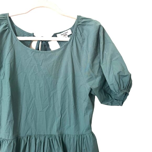 PETER SOM‎ Ruffled Puff Sleeve Mini Dress Sz 6 - Picture 3 of 7